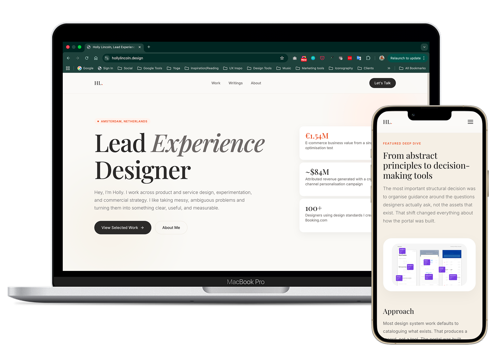 Holly Lincoln portfolio — built with AI