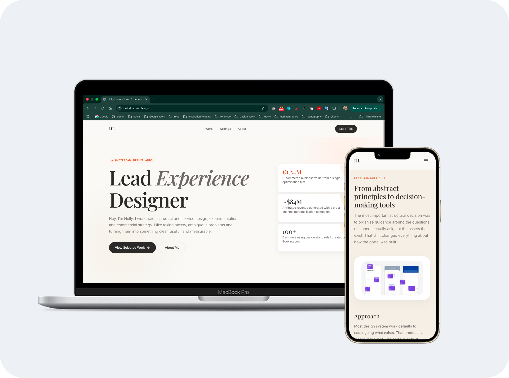 Building my portfolio with AI