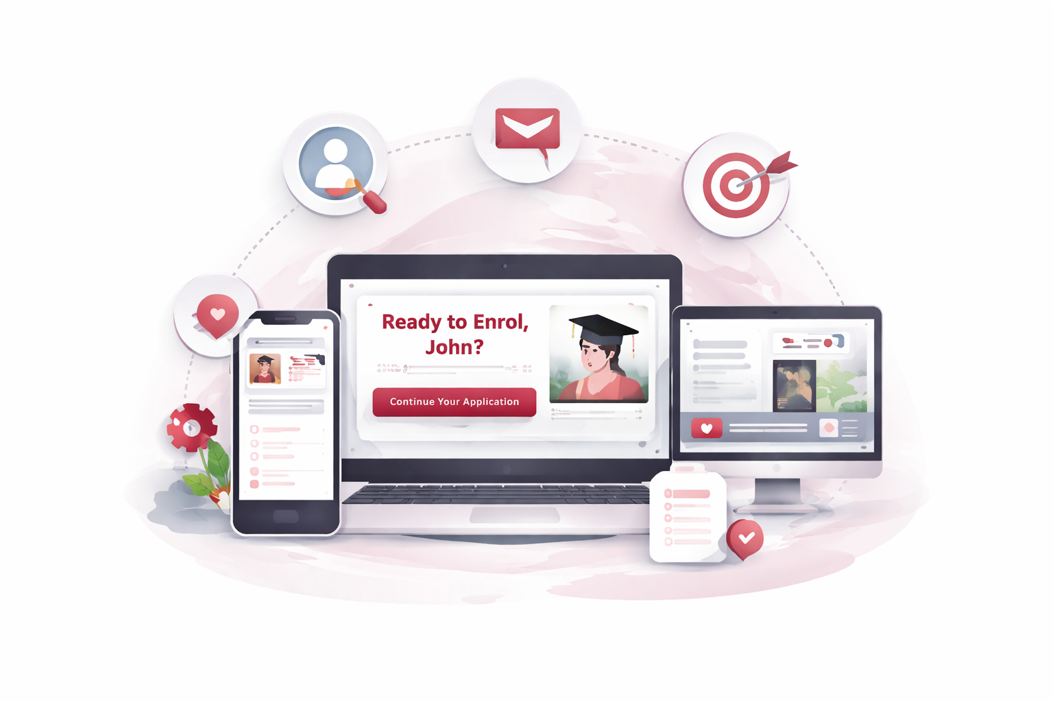 Accordant / WSU — cross-channel enrolment personalisation