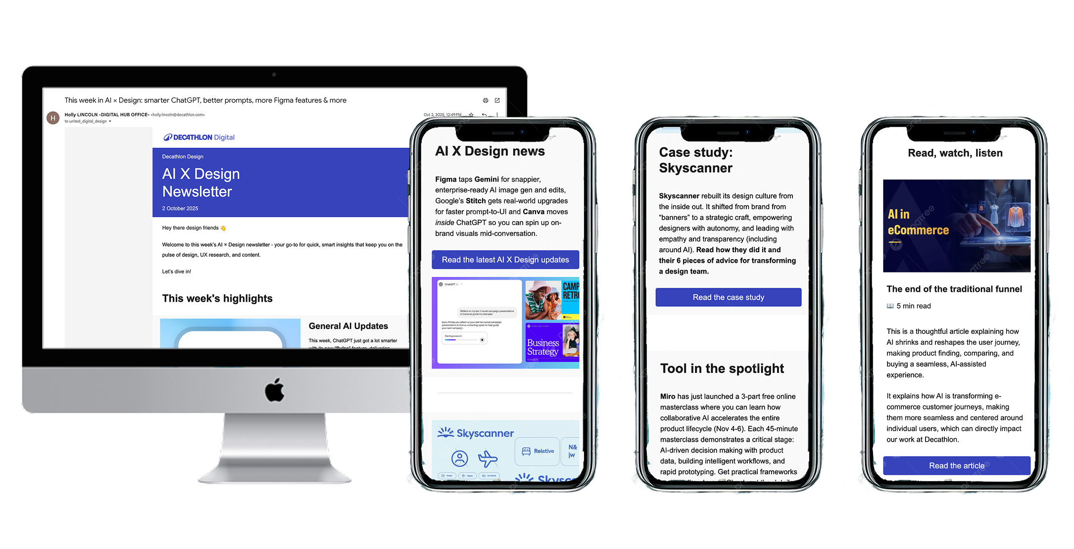 AI × Design newsletter — issue overview